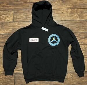 AWGE Mercedes Benz ASAP Rocky Size M Hoodie Sweatshirt Medium Black NWT A$AP MOB